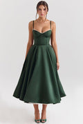 Celeste Corset-Style Sleeveless Midi Dress