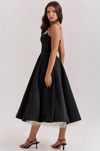 Celeste Corset-Style Sleeveless Midi Dress