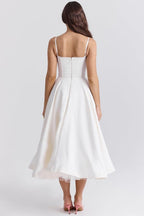 Celeste Corset-Style Sleeveless Midi Dress